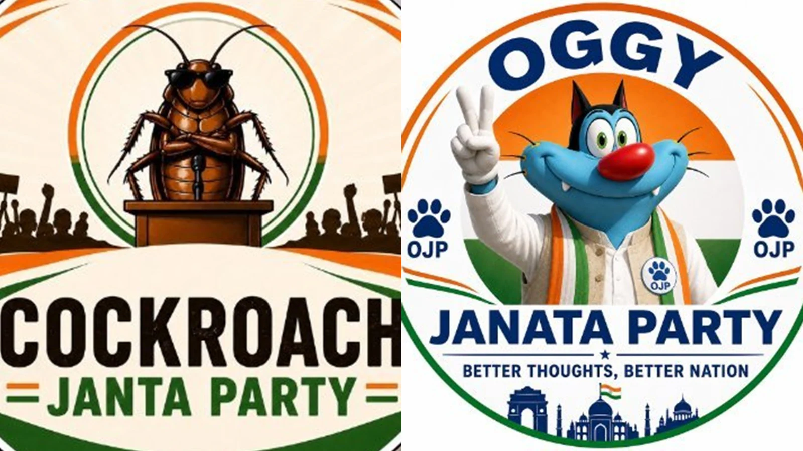 The Birth of Digital Rebellion What started as a classic internet joke has officially exploded into a full-scale satirical political saga. In an incredibly bizarre and funny twist on online satire, the Oji Janata Party (OJP) has emerged as a direct rival to the Cockroach Janta Party (CJP), sparking a humorous political showdown inspired by the classic cartoon series Oggy and the Cockroaches. This parody clash quickly gained traction online, attracting strong reactions and endless formats across Instagram and X, proving that Generation Z takes political disillusionment with pure sarcasm. 