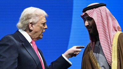Crown Prince of Saudi Arabia Mohammed bin Salman and US President Donald Trump. (AFP file photo)