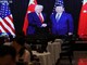 A screen shows news footage of the bilateral meeting between Chinese President Xi and US President Trump on the sidelines of the Asia-Pacific Economic Cooperation (APEC) summit in South Korea's Busan. (IMAGE: AFP FILE) 