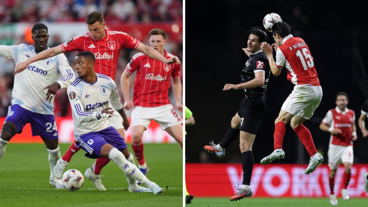 Europa League Semi-Final: Nottingham Forest Pip Aston Villa As Braga Have Edge Over Freiburg