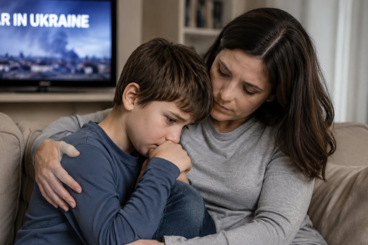 From War To Loss: How Parents Can Calmly Guide Kids Through Scary News