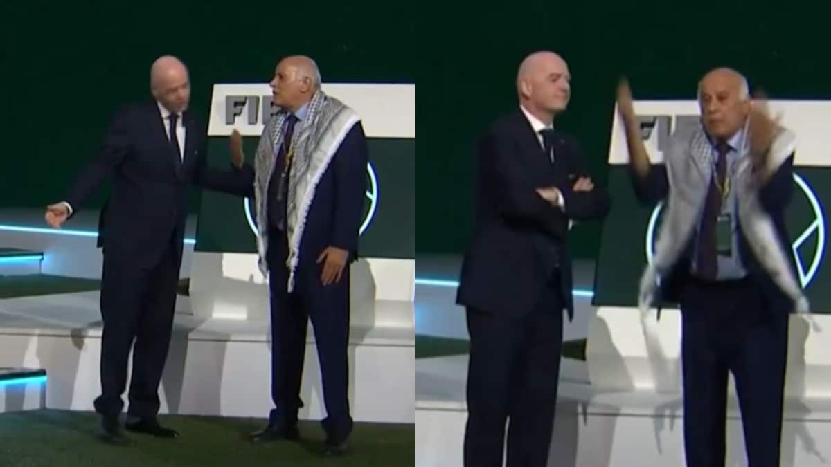 FIFA President's Attempt To Get Israeli, Palestinian Officials To Shake Hands Turns Tense, Video Viral