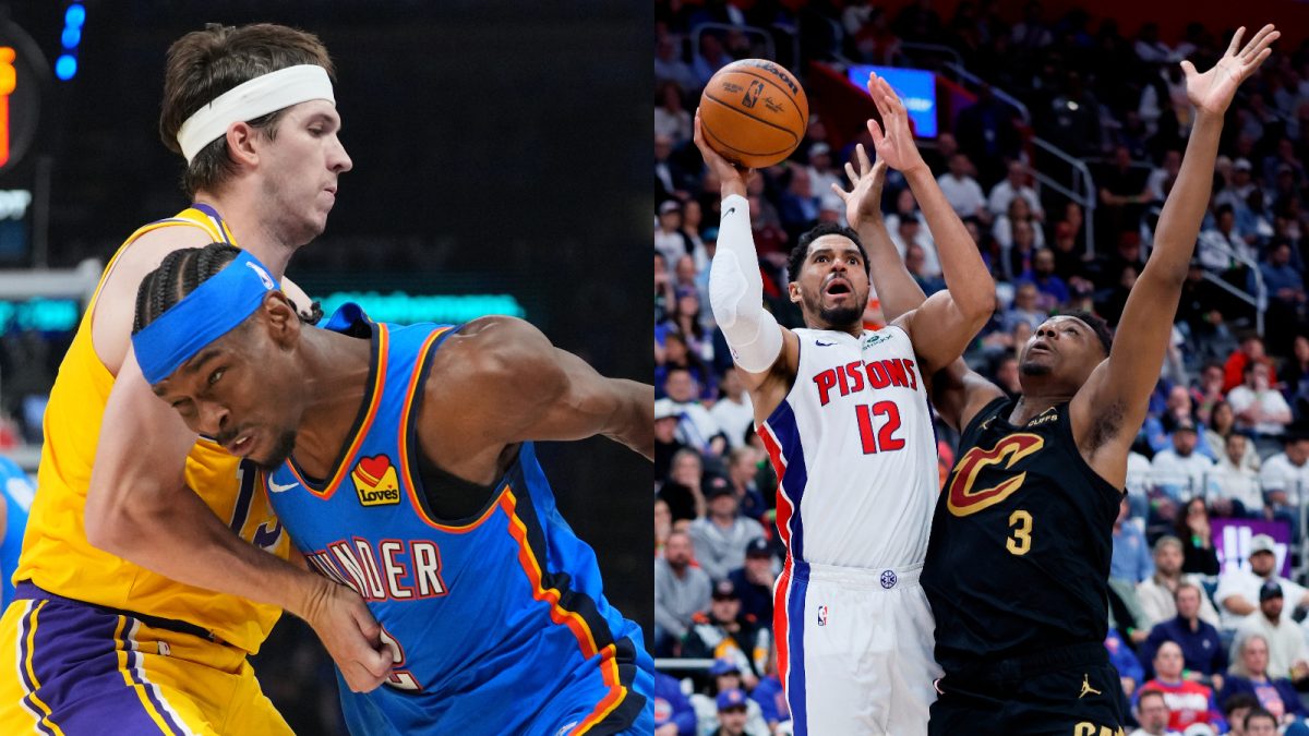 NBA Playoffs: OKC Thunder Bully Lakers In Game 1; Pistons Overcome Cavs Surge