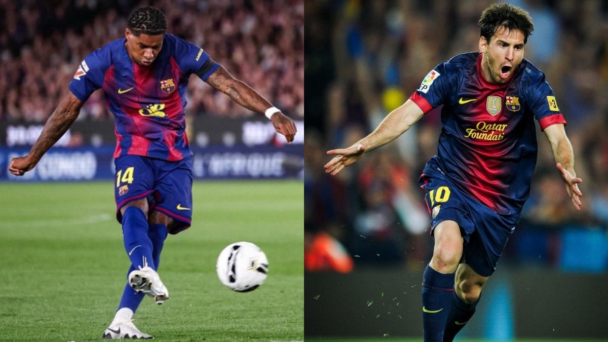 First Time Since...Messi? Marcus Rashford's Sublime Freekick Ends 14-Year Drought | WATCH