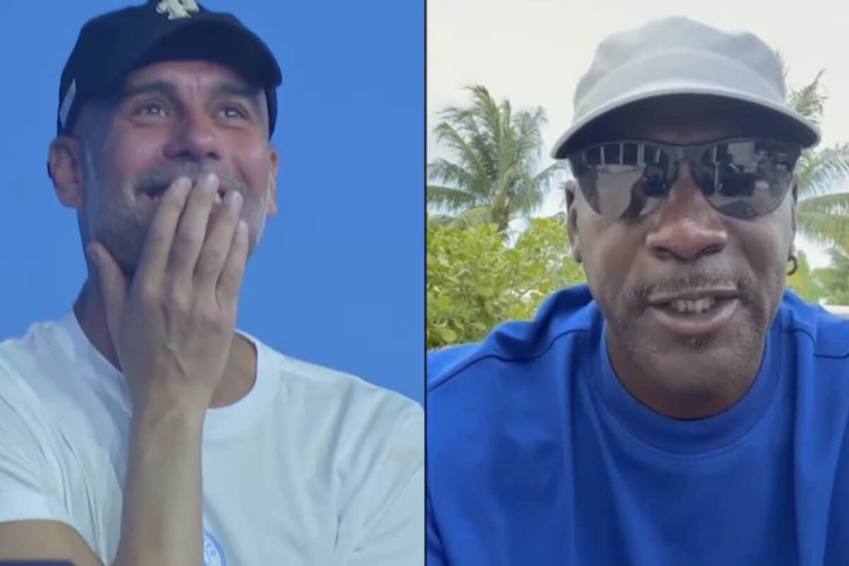 Pep Guardiola Left Speechless By Michael Jordan's Tribute At Man City Farewell | WATCH