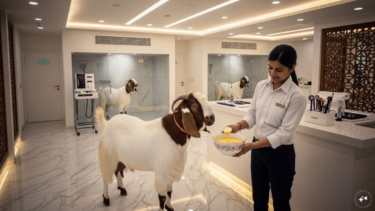 Inside Five-Star Bakrid Boot Camps: Elite Goats Get AC Barns, Spas, Cashew-Milk-Honey Diets