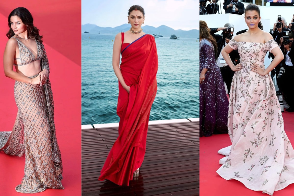 Aishwarya Rai Bachchan’s Purple Lips To Aditi Rao Hydari’s Sindoor: 5 Iconic Bollywood Cannes Fashion Moments