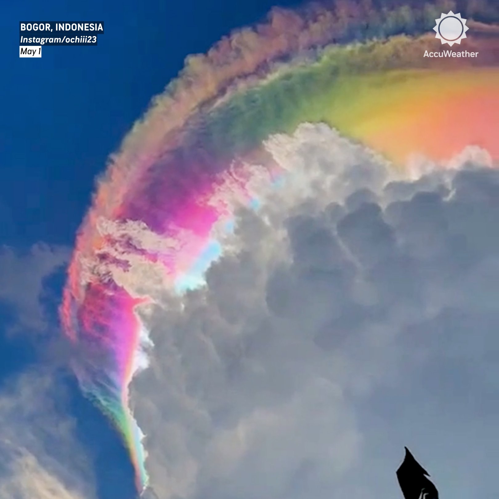 Rainbow Clouds In Indonesia What Causes This Stunning Rare Phenomenon?