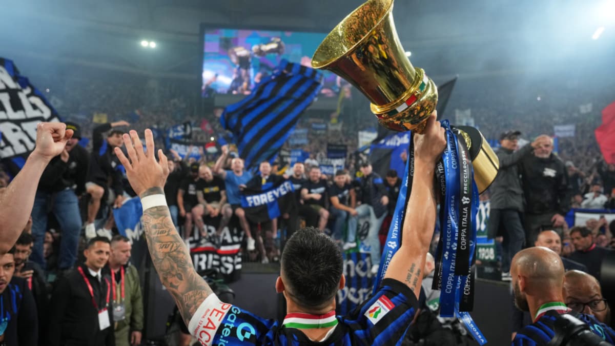Inter Milan Lift Coppa Italia With 2-0 Win Over Lazio, Complete Domestic Double After 21st Serie A Title