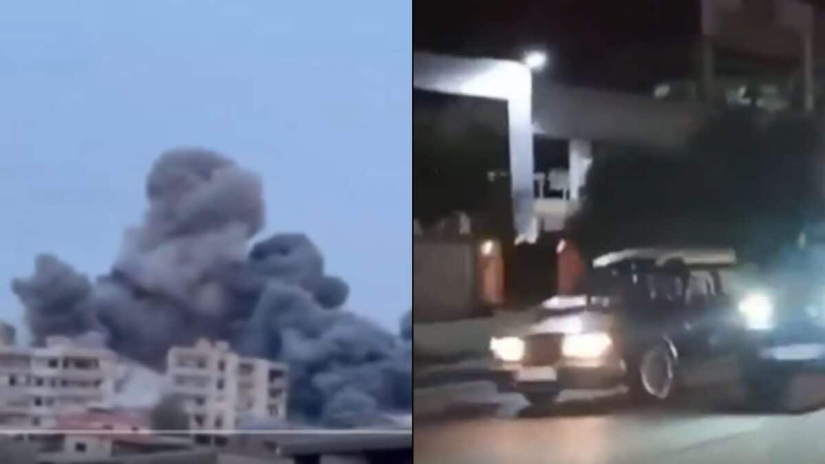 Israel Strikes Lebanon After Netanyahu’s ‘Crush Hezbollah’ Order; Beirut Residents Seen Fleeing
