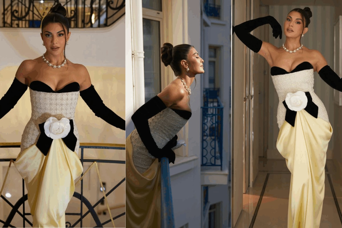 Jacqueliene Fernandez Brings Old Hollywood Glamour To Cannes 2026, Stuns In Richard Quinn Gown