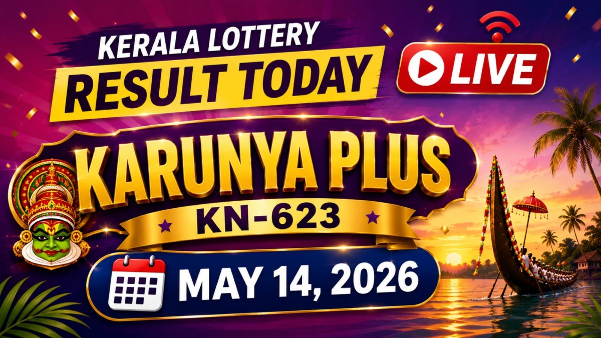 Kerala Lottery Result Today Live: Karunya Plus KN-623 Winning Numbers For May 14, 2026; First Prize Rs 1 Crore