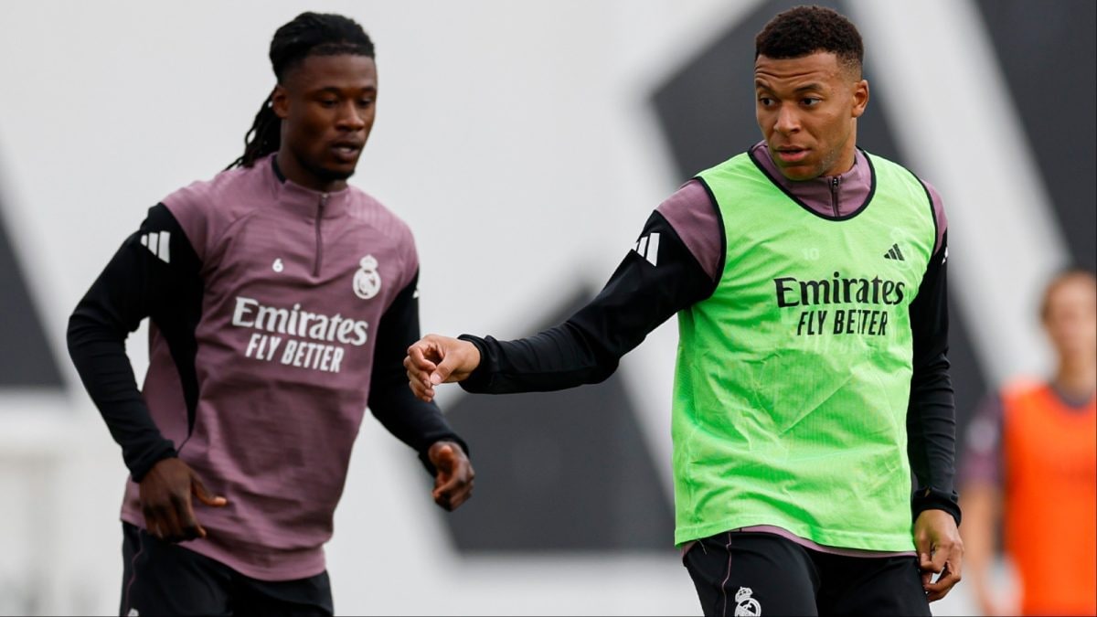 Kylian Mbappe Recovers From Hamstring Injury, Joins Real Madrid Training Ahead Of El Clasico