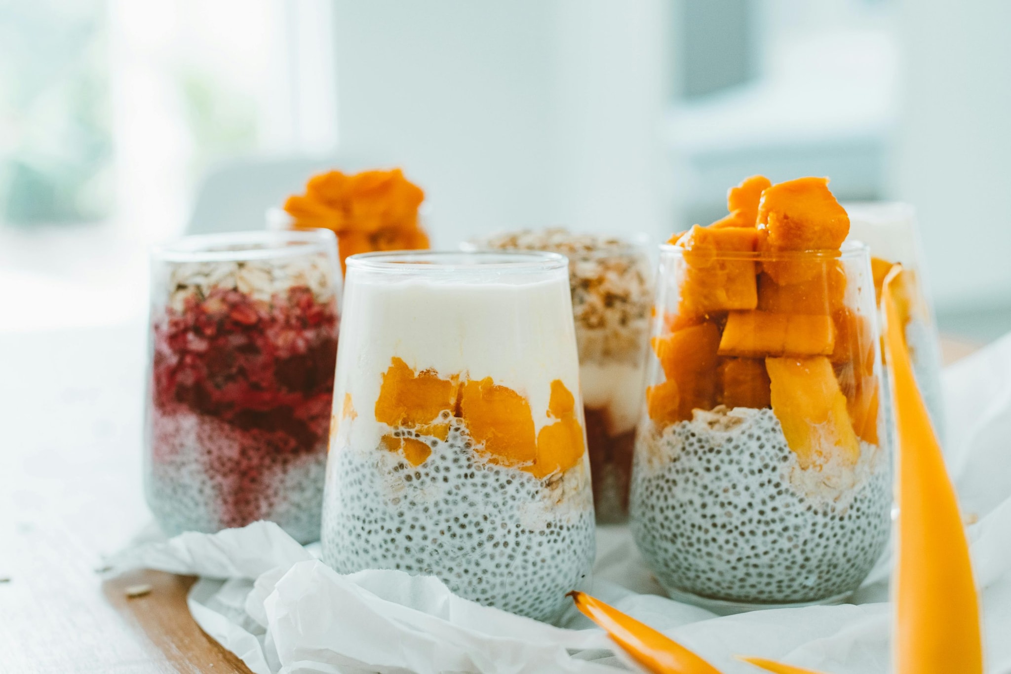 Easy And Quick Creamy Mango Chia Pudding Recipe