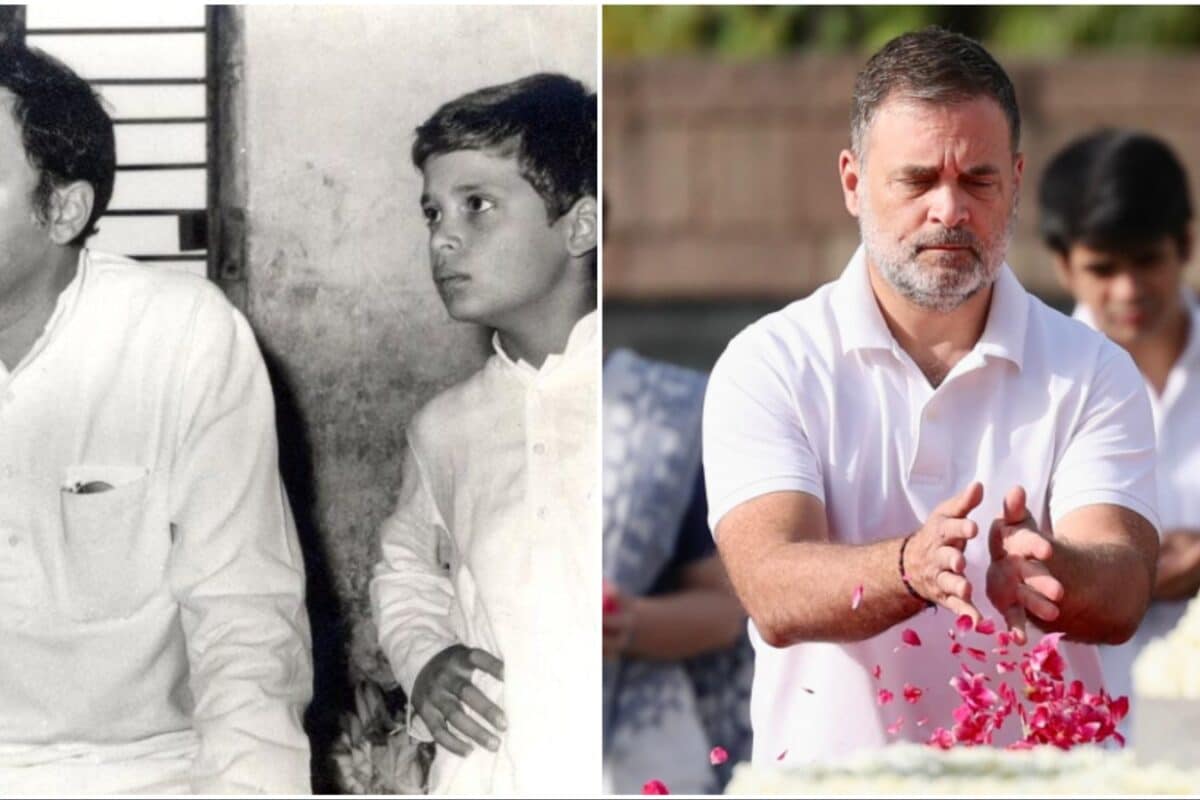 ‘Papa, I’ll Fully Shoulder…’: Rahul Gandhi Shares Childhood Photo In Emotional Tribute To Rajiv Gandhi