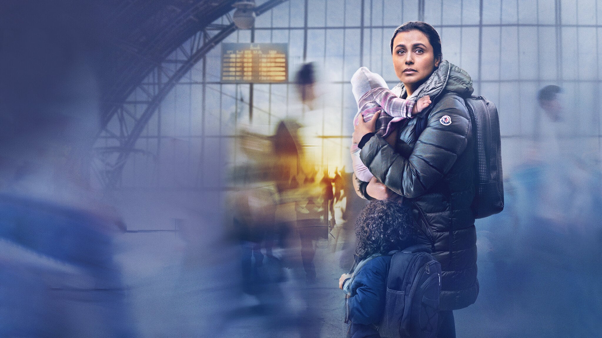 Mrs Chatterjee Vs Norway: The film revolves around a mother who has immigrated to Norway. Due to strict regulations related to upbringing in the nation, she is separated from her children leading her to commit several offences to rescue and be with her children. (Image: Netflix)