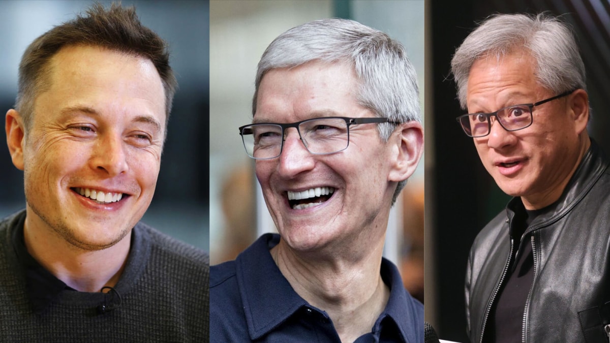 Elon Musk, Tim Cook, Jensen Huang And Others: Meet Top CEOs Accompanying Trump To China