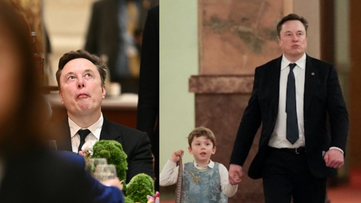 Elon Musk’s Facial Expressions Steal Spotlight As Social Media Goes Wild Over Viral China Moments