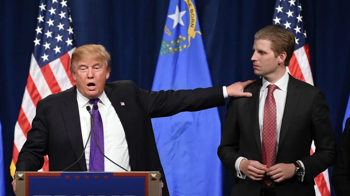 Eric Trump Joins Beijing Trip With Father As Family-Linked Firm Explores China AI Deal