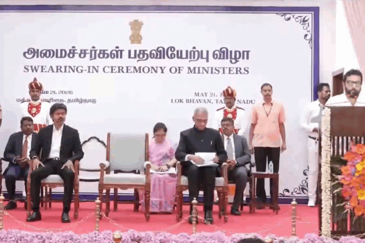 23 Legislators, Including 19 TVK, 2 Congress MLAs, Sworn-In As Ministers In Vijay Govt | Full List