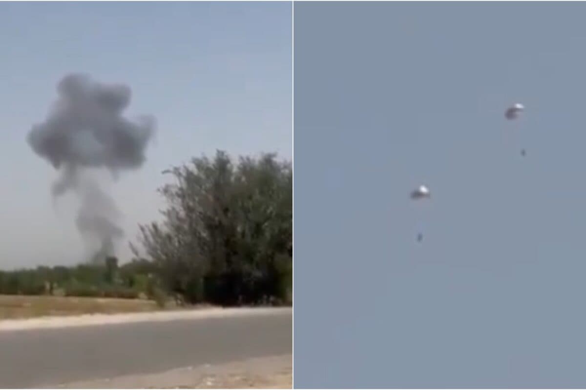 Pakistan Fighter Jet Crashes During Routine Training Sortie, Pilots Eject Before Impact