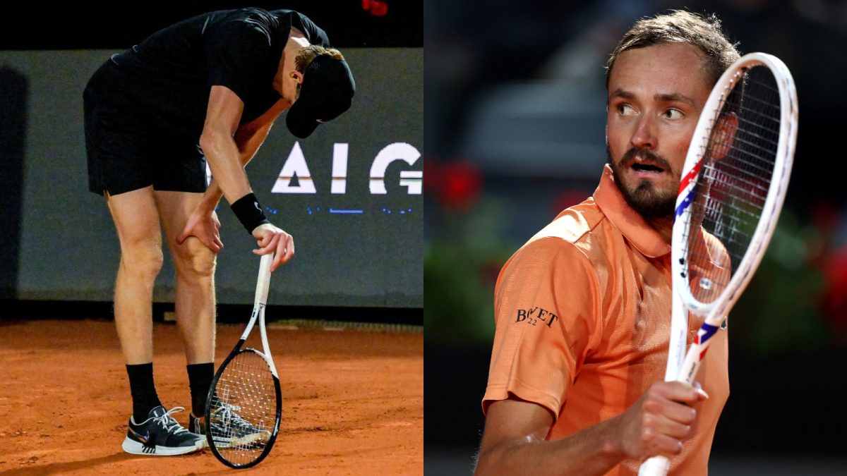 Rain Saves Sinner? Jannik's Body Betrays Him In Chaotic Italian Open Semi vs Medvedev