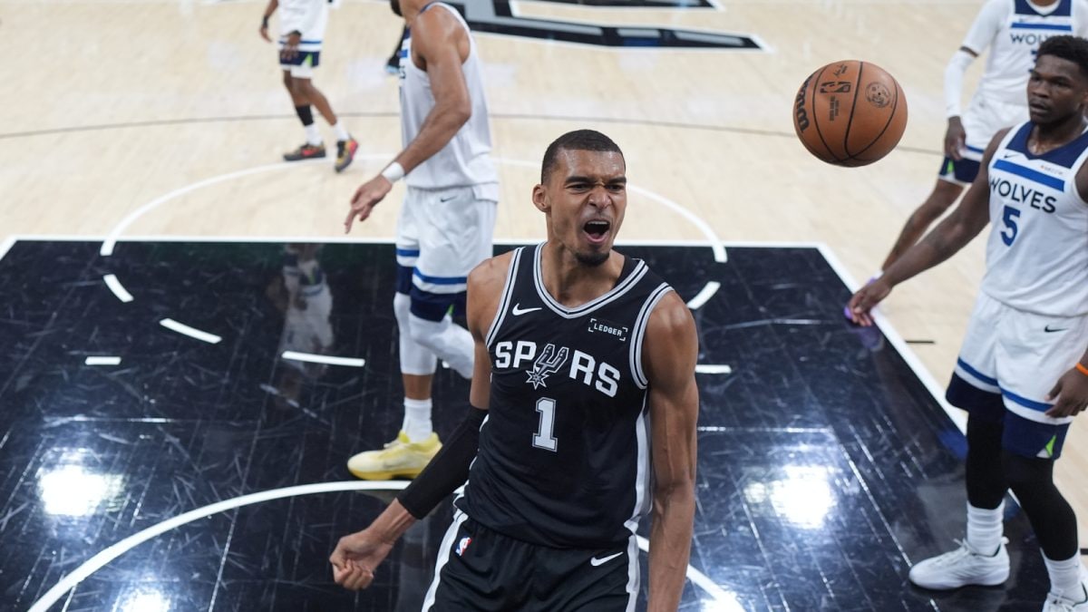 Wemby Claps Back With Venom: Spurs Spank Wolves In Game 5, Take 3-2 Series Lead
