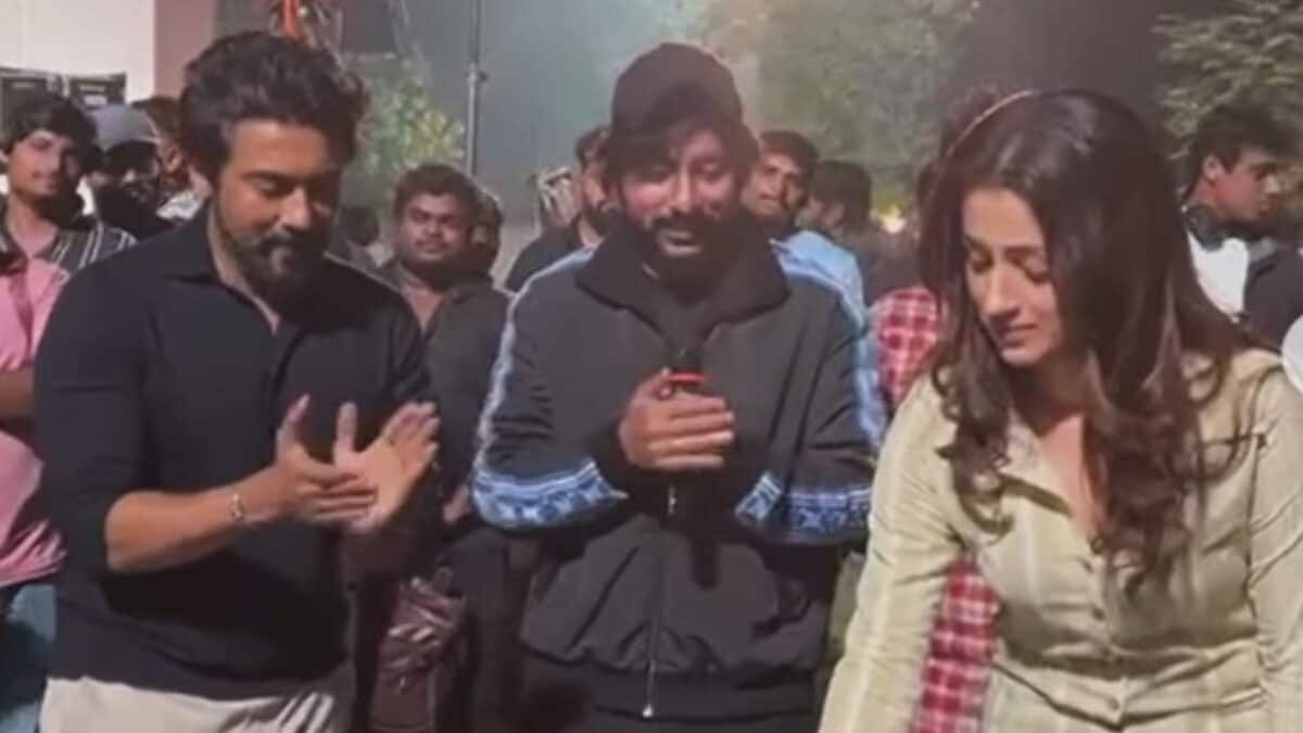 Suriya And Trisha Krishnan's BTS Photos From Karuppu Set Goes Viral, Fans Can't Keep Calm