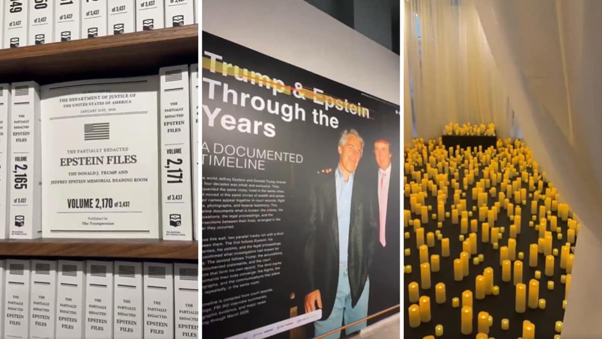 New York Pop-Up Library Opens With 3.5 Million Pages Of Epstein Files ...