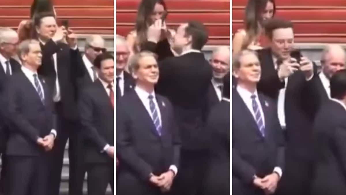 Elon Musk Spins Around Filming Moments Ahead Of Trump-Xi Ceremony In Beijing: ‘He Looks Like A Tourist’