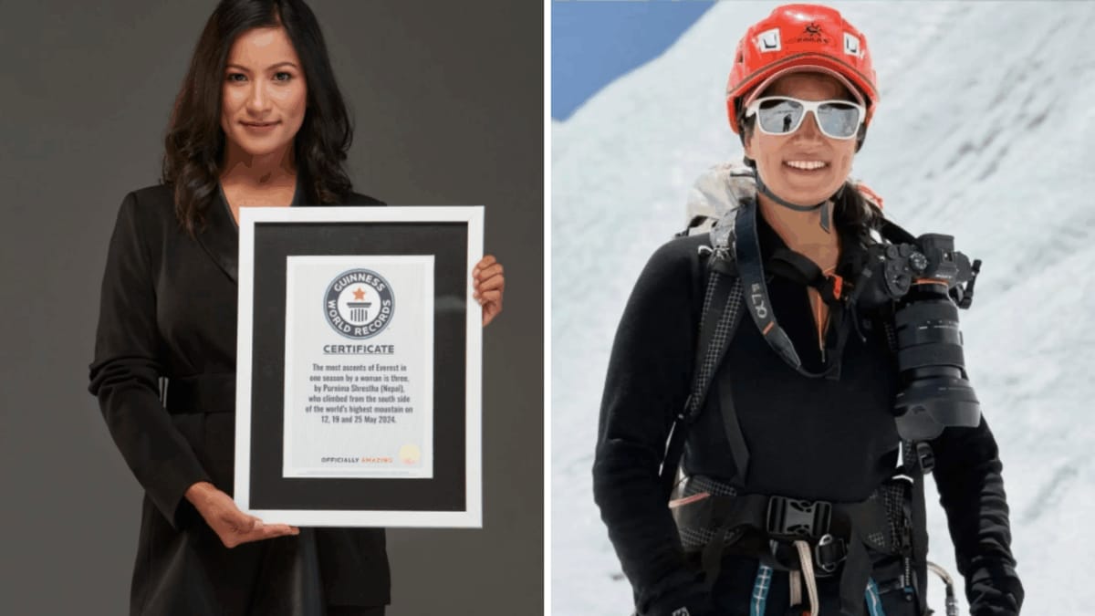Meet Purnima Shrestha: The First Woman To Climb Mount Everest Three Times In 13 Days