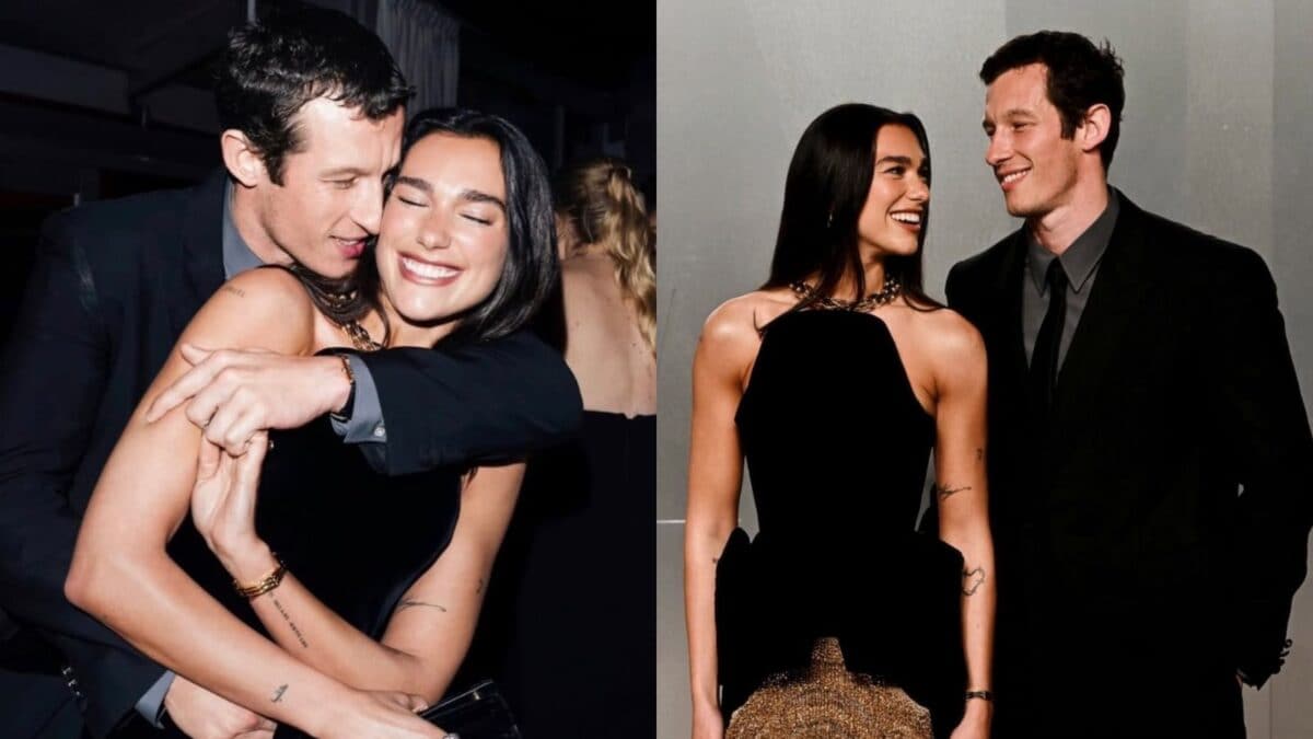 Dua Lipa Is A Cool Bride In Chic Blazer-Skirt Set And Bvlgari Diamonds As She Marries Callum Turner | Pics