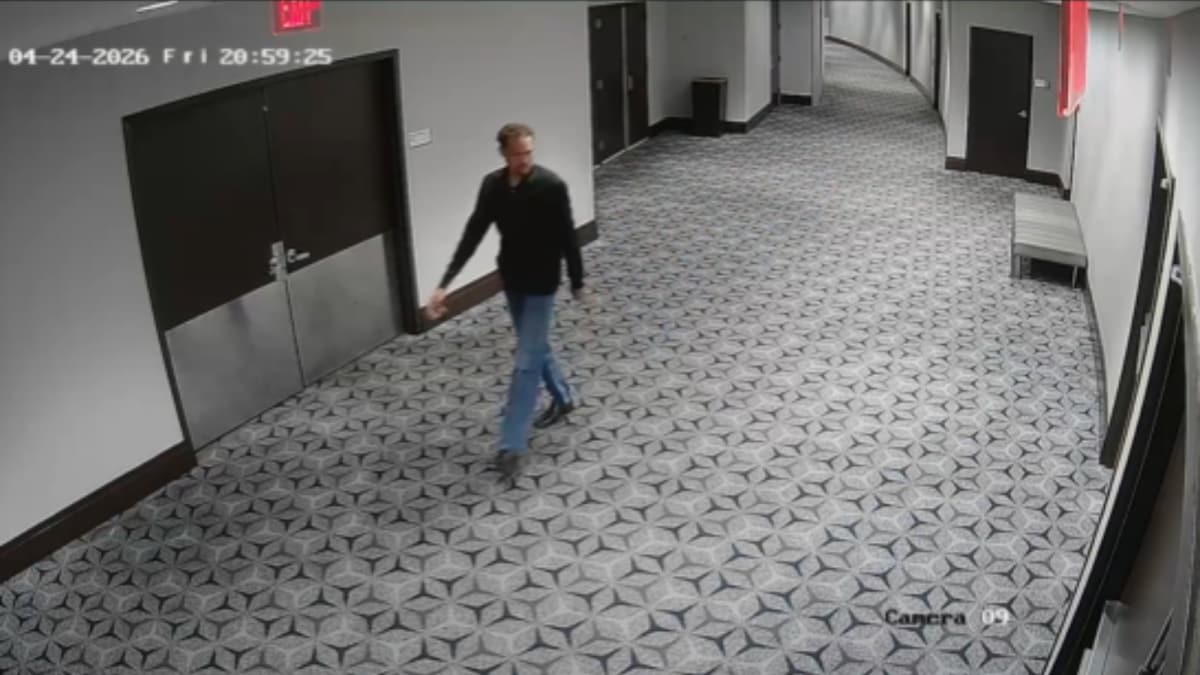 Trump Attack Suspect Cole Allen Seen Shooting Agent, Casing Hotel | Chilling Video
