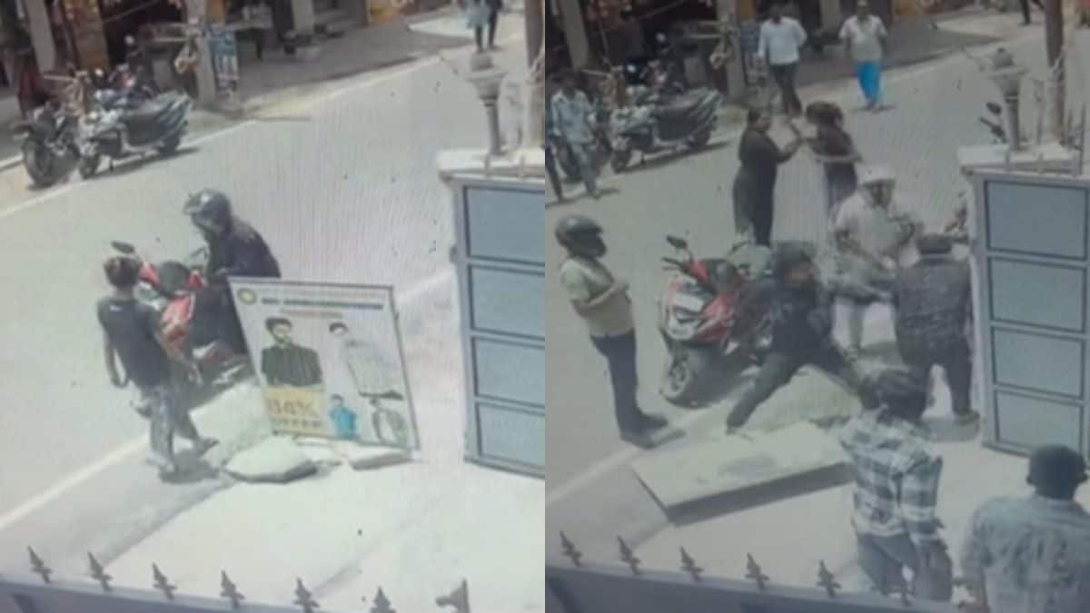 Bengaluru Horror: Man Tries To Attack Wife With Knife In Broad Daylight | Video
