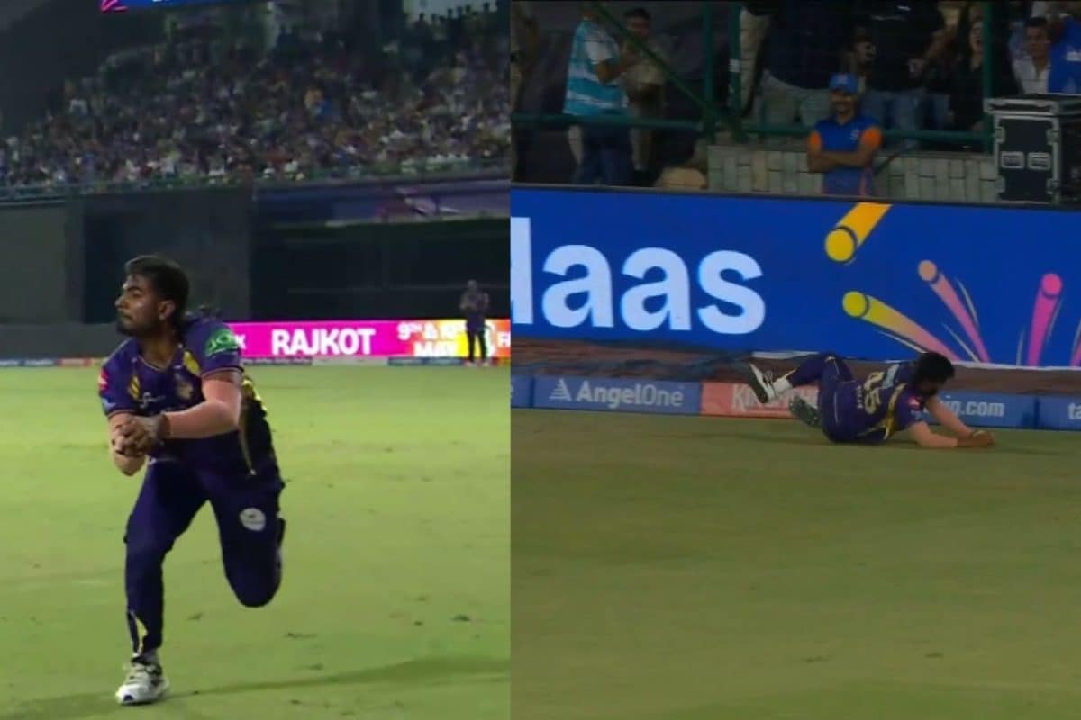 KKR's Anukul Roy Takes Blinder To Remove DC Skipper Axar Patel | Watch