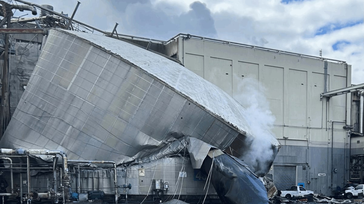 One Killed, Nine Missing After Chemical Tank Implodes At Paper Mill In Washington