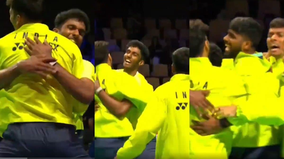 Indian Men's Team Breaks Into Joyous Celebrations As Medal Gets Confirmed At Thomas Cup | Watch
