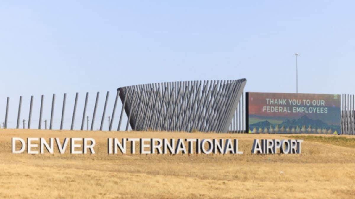 Moment When US Plane Hit 'Trespasser' At Denver Airport Runway | Video