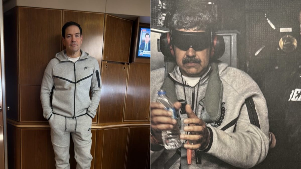 Rubio Nike tracksuit in Beijing sparks backlash on Chinese social medi