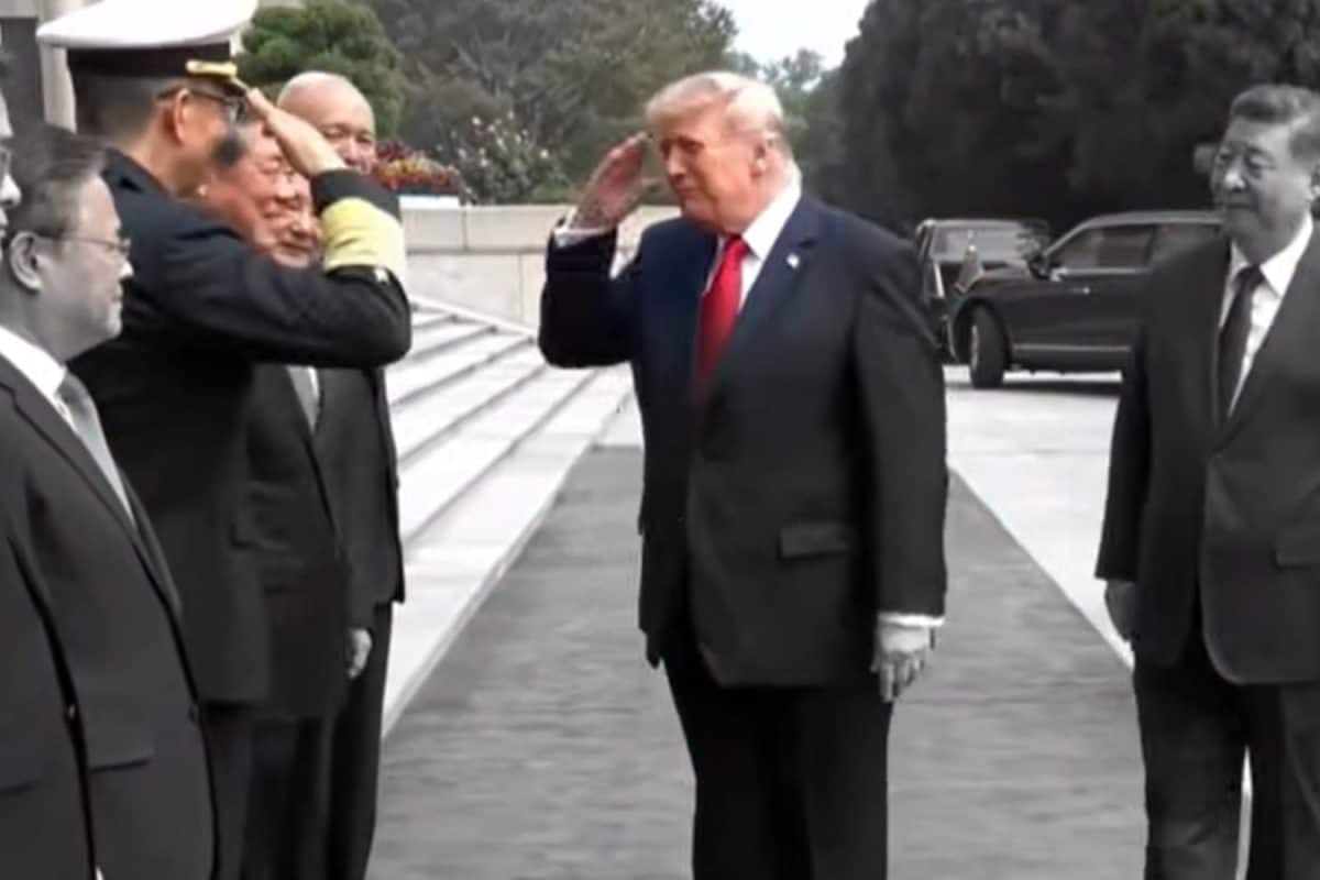 Secret Signal? Trump Salutes Chinese Defence Minister In Beijing | Video