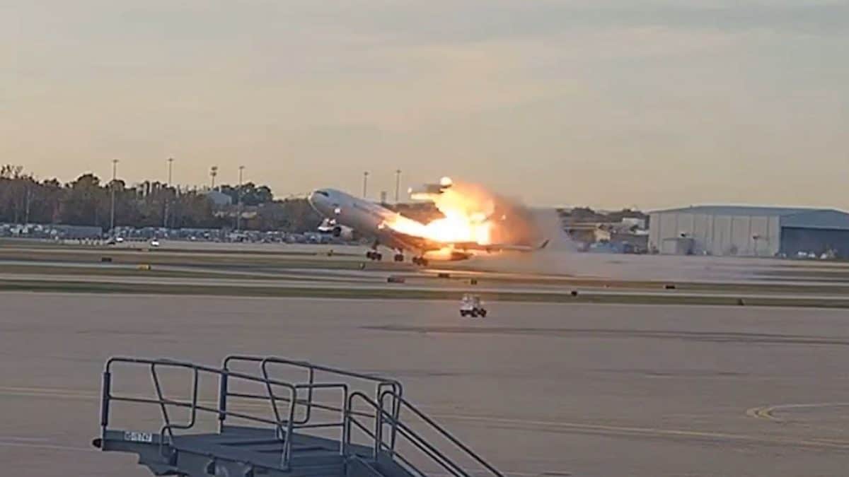 Video: Moment When US Cargo Jet's Engine Tore Off Before Louisville Crash That Killed 15