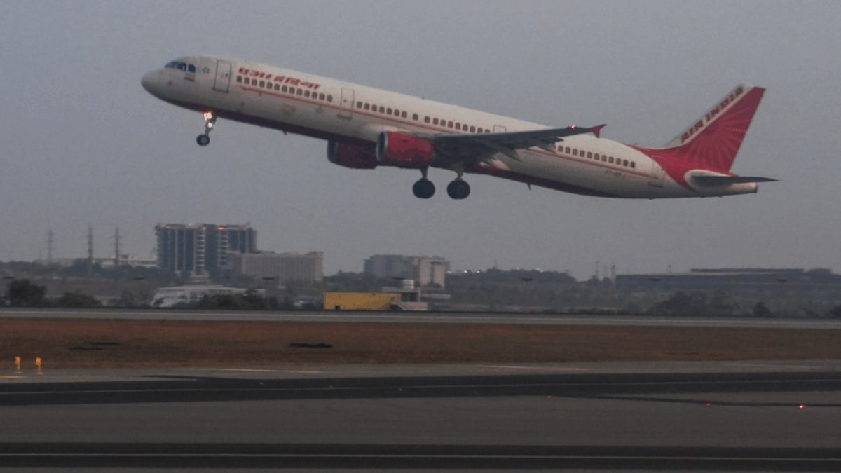 Air India Flight With 160 Onboard Makes Emergency Landing in Delhi After Suspected Engine Fire