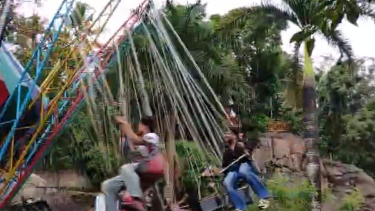 Horrifying Visuals Emerge As Kerala Fair Ride Malfunctions Mid-Air, 5 Injured Including Child