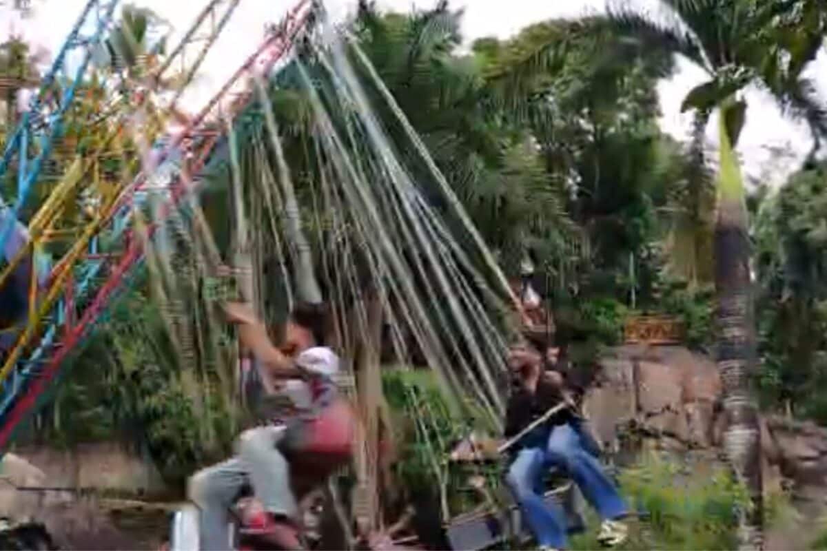 Horrifying Visuals Emerge As Kerala Fair Ride Malfunctions Mid-Air, 5 Injured Including Child