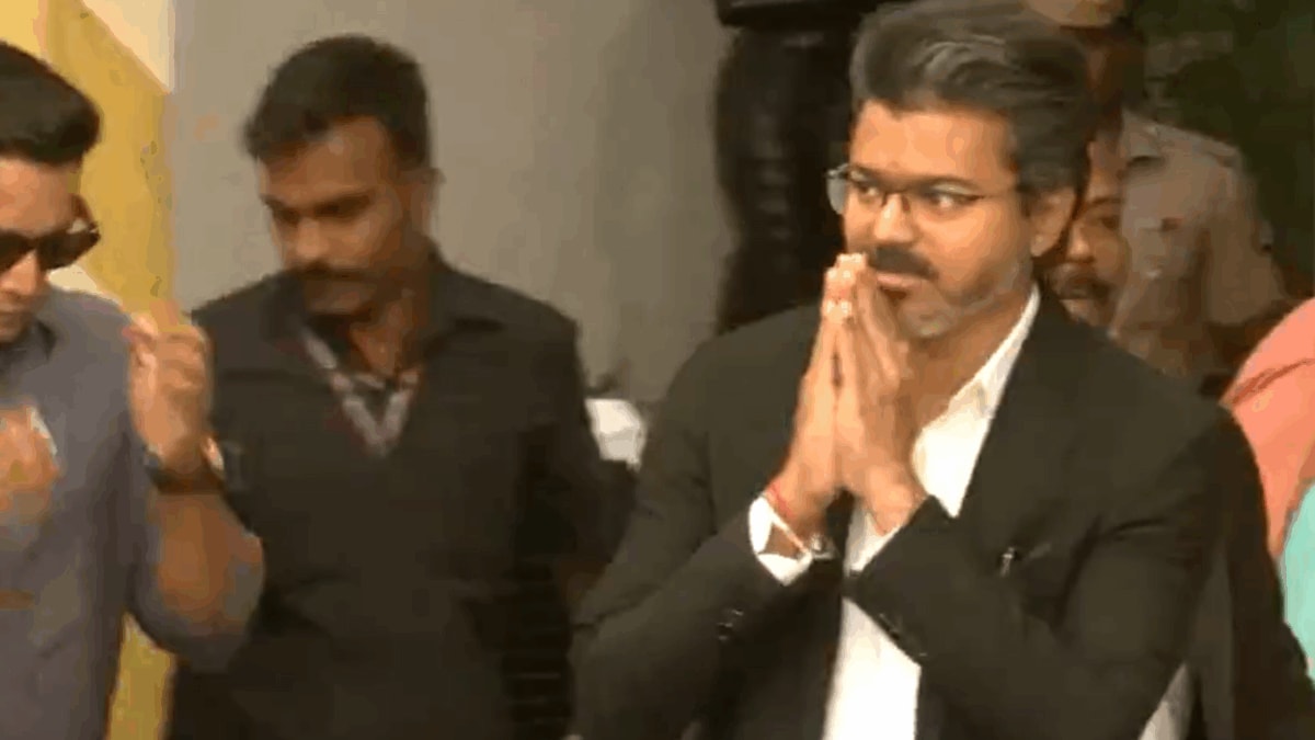 Dressed In Signature Suit, Vijay Receives Guard Of Honour At Tamil Nadu House In Delhi | Watch
