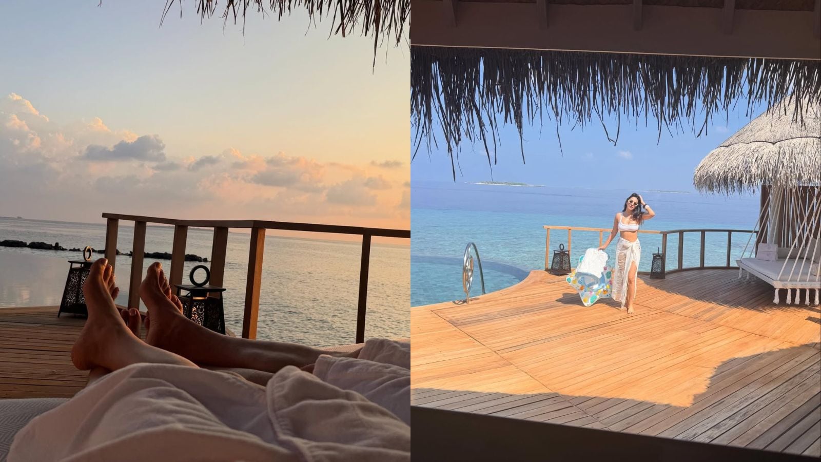 Between snorkelling sessions in the house reef and private yacht cruises, the Malhotra family seems to be mastering the art of the 