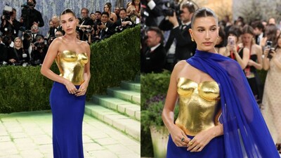 Met Gala 2026: Hailey Bieber's Met Gala 2026 Armour Is Total Wonder Woman  Energy, And We're Obsessed! | Fashion News - News18