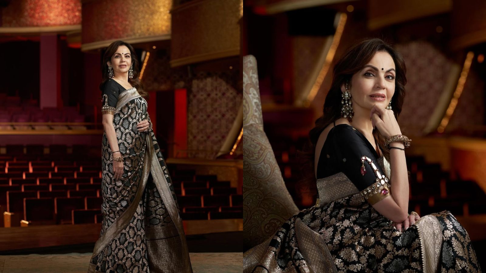 Nita Ambani has long pioneered this philosophy, most notably by transforming a Kalgi (also called a Sarpech) a feathered turban plume traditionally worn by royalty, into a stunning armlet.
