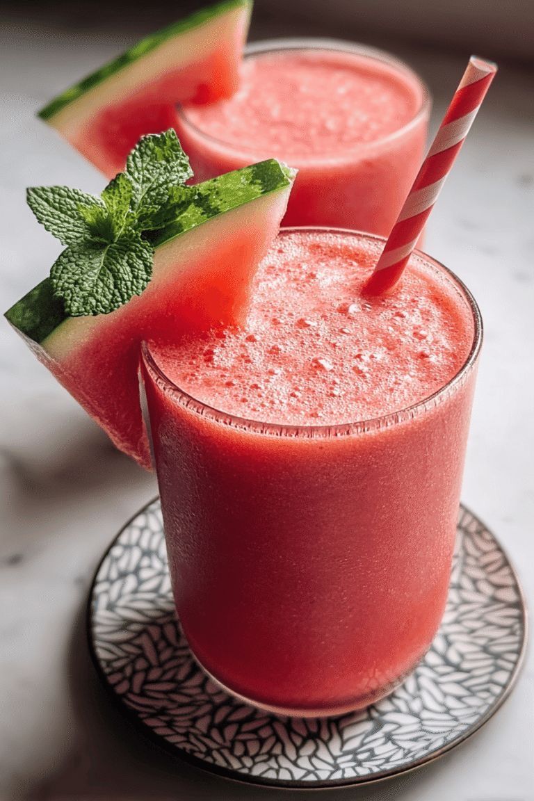 Watermelon Mint Slushies: Freeze fresh watermelon cubes and blend them with a handful of garden-fresh mint and a splash of coconut water. This ultra-hydrating slushie is naturally sweet and low in calories. It’s the perfect way to replenish electrolytes after a sunny afternoon.