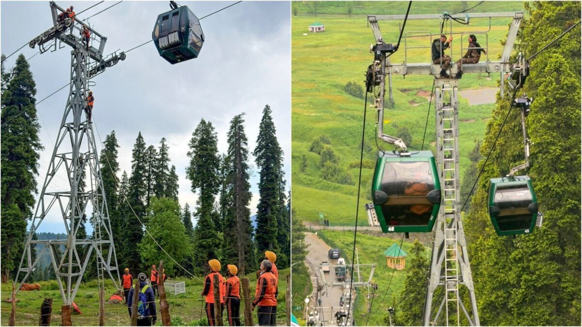 Army, SDRF Pull Off High-Altitude Rescue After Gulmarg Gondola Snag | Watch